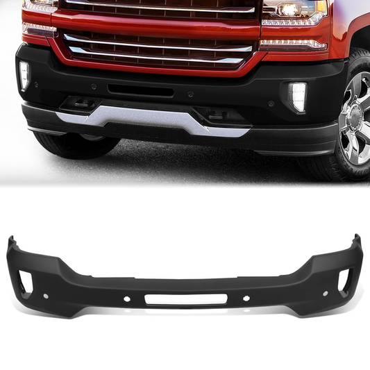 DEFENSA CHEVY CHEVROLET SILVERADO 1500 84029812-PFM ,BLACK,WITH SENSOR HOLE,WITH FOGLIGHT