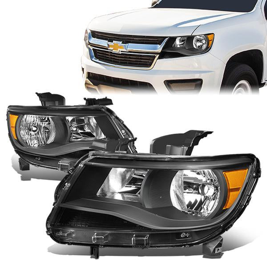 FAROS 15-17 CHEVY COLORADO 4-DOOR - BLACK HOUSING / AMBER CORNER - H11 LOW BEAM / 9005 HIGH BEAM