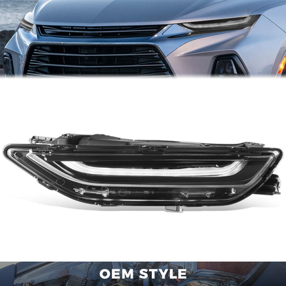 FAROS OE STYLE - 19-22 CHEVY BLAZER - LED DAYTIME RUNNING LIGHT - BLACK HOUSING - LEFT SIDE