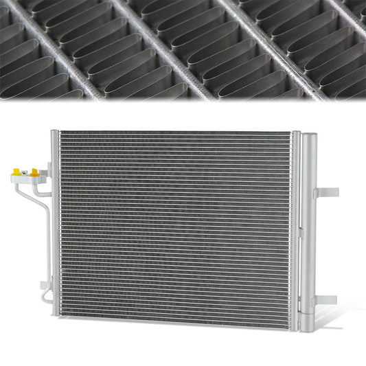 CONDENSADOR FORD FOCUS ST 2015-2018 / FORD TRANSIT CONNECT 2014-2018 - ALUMINUM - SILVER