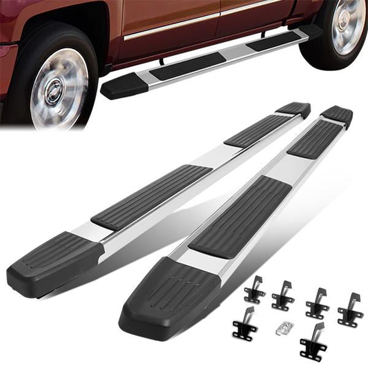 ESTRIBOS 5.25" - 19-20 DODGE RAM 1500 - CREW CAB - CHROME / BLACK