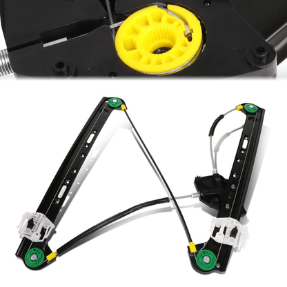 REGULADOR DE VENTANA WINDOW MOTORS & REGULATORS - METALLIC - 04-10 BMW X3 - METALLIC - BARE STEEL/PLASTIC