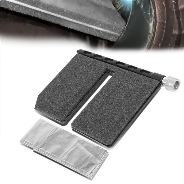 nan A/C RECIRCULATION HEATER BLEND DOOR - 02-06 DODGE RAM 1500 / 03-06 DODGE RAM 2500, 3500 - REQUIRES CUTTIG INTO HEATER BOX TO INSTALL / REPAIRS UPPER SECTION - BLACK