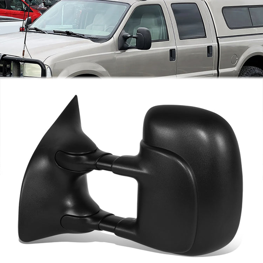 RETROVISOR MIRROR - OE STYLE - FORD EXCURSION 00-05 - WITH POWER WITH HEATED DUAL GLASS - DRIVER SIDE - PAINT TO MATCH - BLACK