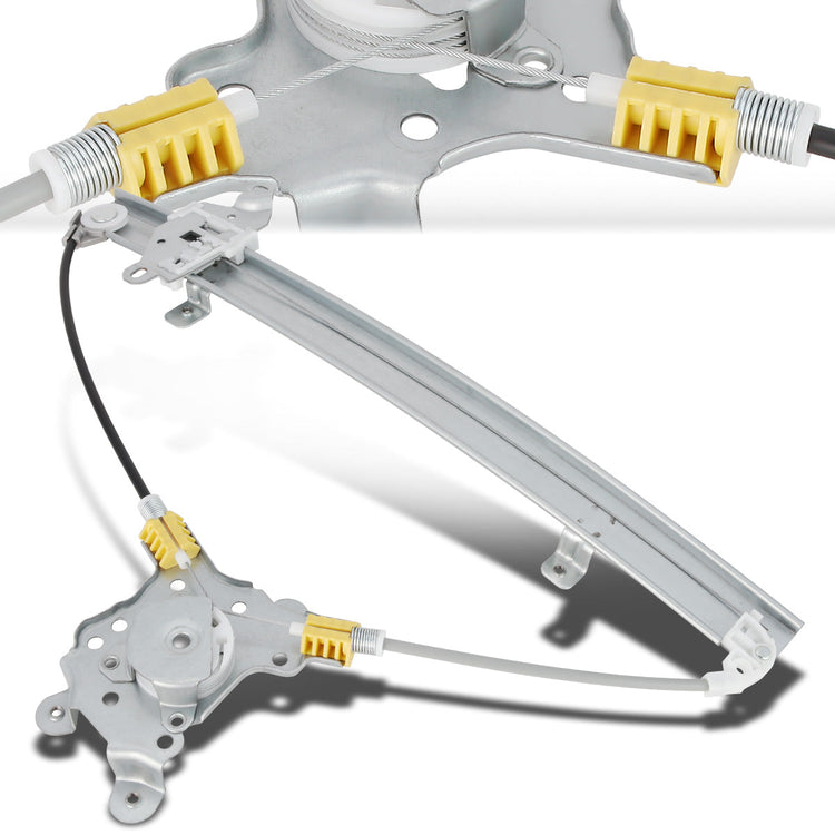 REGULADOR DE VENTANA WINDOW MOTORS & REGULATORS - METALLIC - 91-94 NISSAN SENTRA/94-12 NISSAN TSURU - METALLIC - BARE STEEL/PLASTIC