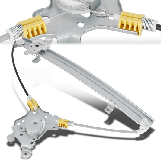 REGULADOR DE VENTANA WINDOW MOTORS & REGULATORS - METALLIC - 91-94 NISSAN SENTRA/94-12 NISSAN TSURU - METALLIC - BARE STEEL/PLASTIC