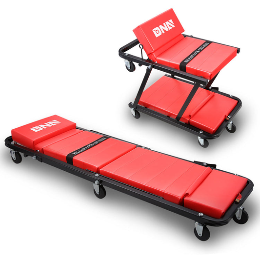 HERRAMIENTAS 48" 2 IN 1 CAR CREEPER AND SEAT - RED