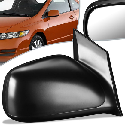 RETROVISOR MIRROR - OEM - 06-11 HONDA CIVIC 2-DOOR - MANUAL - TEXTURED - BLACK - RIGHT