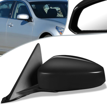 RETROVISOR MIRROR - OEM - 03-05 NISSAN 350Z - POWERED - PAINTABLE - BLACK - LEFT