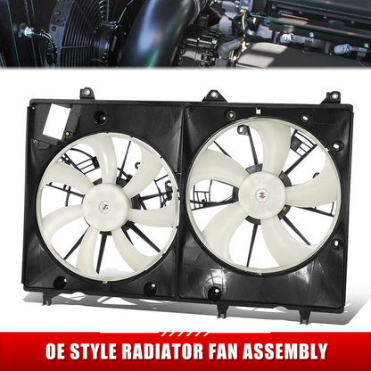 ABANICOS OE STYLE -TOYOTA HIGHLANDER 2008-2013 - FITS 3.5L MODELS WITH TOW PACKAGE