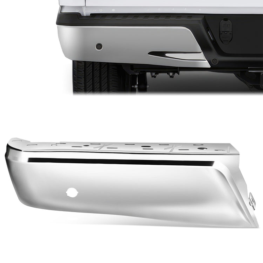 DEFENSA 15-20 FORD F-150 ,CHROME,LEFT,WITH SENSOR HOLE - LEFT - CHROME