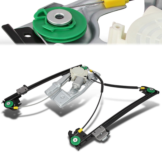 REGULADOR DE VENTANA WINDOW MOTORS & REGULATORS - METALLIC - 01-03 BMW 525I/97-00 BMW 528I/01-03 BMW 530I/97-03 BMW 540I/00-03 BMW M5 - METALLIC - BARE STEEL/PLASTIC