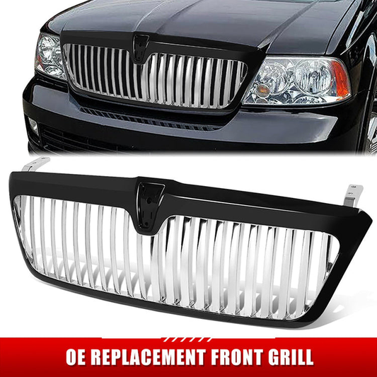 PARRILLA GRILLE - LN NAVITOR '03-'06/ GRILLE ASS'Y/ CHROME/BLACK/ W/MONOCHROMATIC PKG