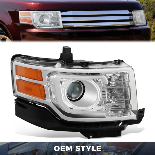 FAROS OE STYLE - 09-12 FORD FLEX HID - CHROME HOUSING - RIGHT SIDE