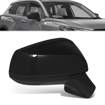 RETROVISOR MIRROR - OE STYLE - TOYOTA COROLLA CROSS 22-24 - WITH POWER WITH HEATED GLASS WITH SIGNAL - PASSENGER SIDE - PAINT TO MATCH - BLACK