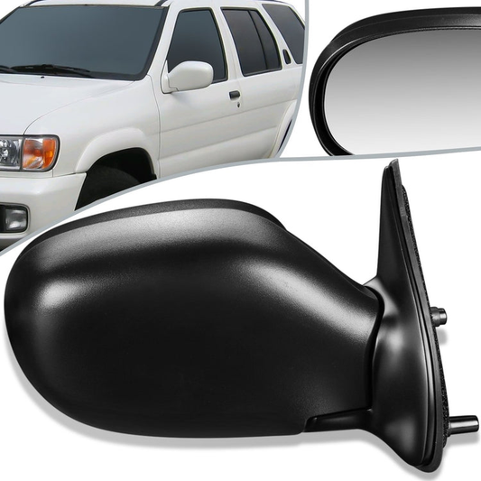 RETROVISOR MIRROR - OEM - 99-00 NISSAN PATHFINDER - POWERED - HEATED - TEXTURED - BLACK - RIGHT