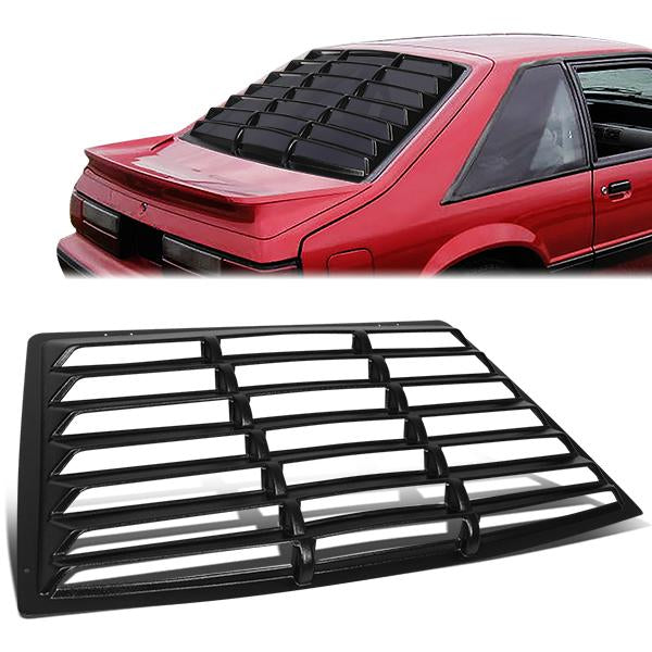 PERSIANA TRASERA REAR WINDOW LOUVER - 79-93 FORD MUSTANG FASTBACK - 1PC - BLACK
