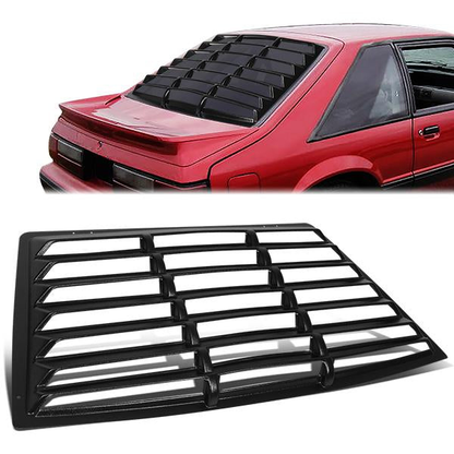 PERSIANA TRASERA REAR WINDOW LOUVER - 79-93 FORD MUSTANG FASTBACK - 1PC - BLACK