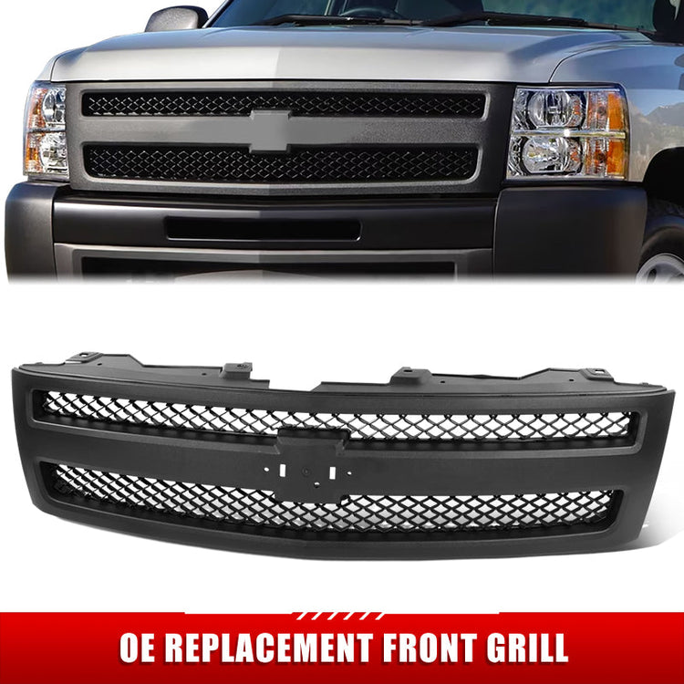 PARRILLA GRILLE - CV SIRADO '07-'13/ GRILLE ASS'Y/ MAT-BLACK/ W/TEXTURED BLACK FRAME/ (1500)//PARTS.NO,GM1200578//OEM NO,25810706