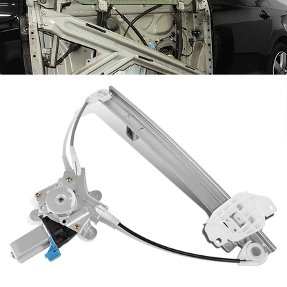 REGULADOR DE VENTANA WINDOW MOTORS & REGULATORS - METALLIC - 96-00 HYUNDAI ELANTRA - METALLIC - BARE STEEL/PLASTIC