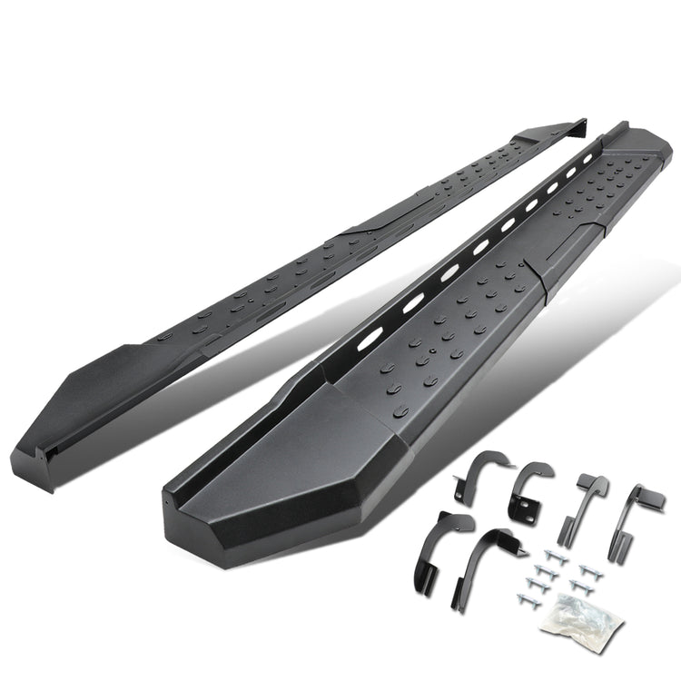 ESTRIBOS 5.5" - STRAIGHT - W/ MOUNTING BRACKETS - 09-17 DODGE RAM 1500 - EXTENDED CAB - BLACK