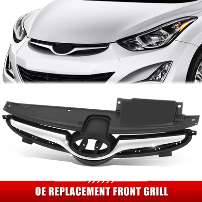 PARRILLA GRILLE - HY ELNTR 11-13/14-16/ GRILLE ASS'Y 14-16/ BLK/CHRM/ (SD) (KOREA BUILT)//PARTS.NO,HY1200172//OEM NO,863503X710