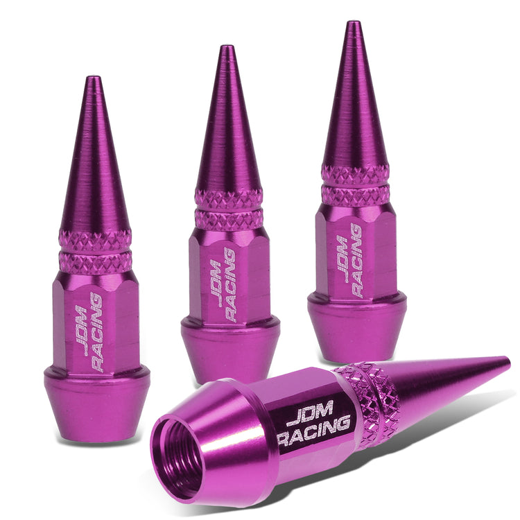 ACCESORIOS 45MM / 1.75" TALL - SPIKED - LUG NUT STYLE - PURPLE