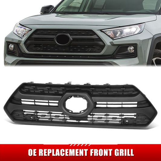 PARRILLA GRILLE - TY RV4 '19-ON/ GRILLE ASS'Y 19-21/ MAT-DARK GRAY/ W/O CAMERA W/2 SENSOR H./ (ADVENTURE|TRAIL|TRD)//PARTS.NO,TO1200446//OEM NO,531110R130