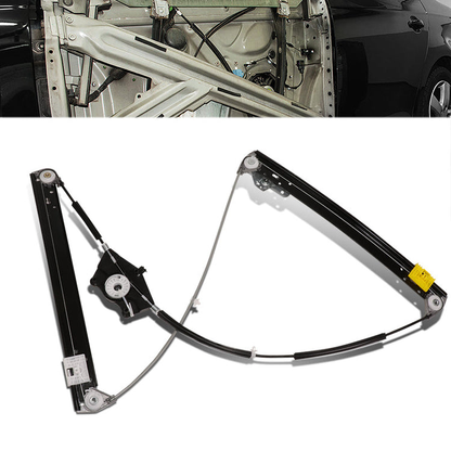 REGULADOR DE VENTANA WINDOW MOTORS & REGULATORS - METALLIC - 02-08 AUDI A4 & A4 QUATTRO/07-08 AUDI RS4/04-08 AUDI S4 - FITS SEDAN / WAGON MODELS ONLY - METALLIC - BARE STEEL/PLASTIC
