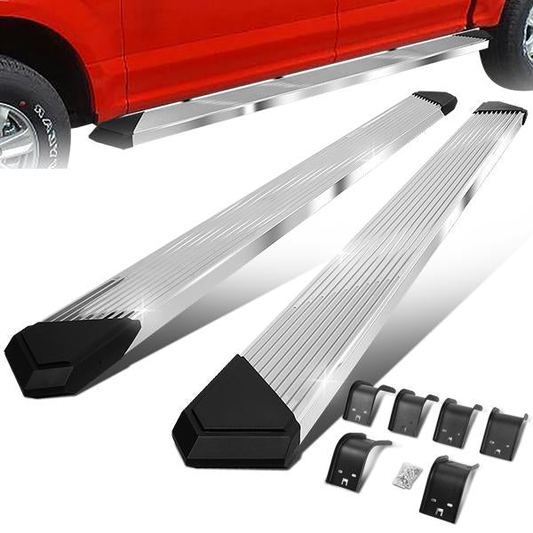 ESTRIBOS 6" - 09-18 DODGE RAM 1500 / 11-20 DODGE RAM 2500, 3500 / 2019 DODGE RAM 1500 CLASSIC - CREW CAB - CHROME / BLACK