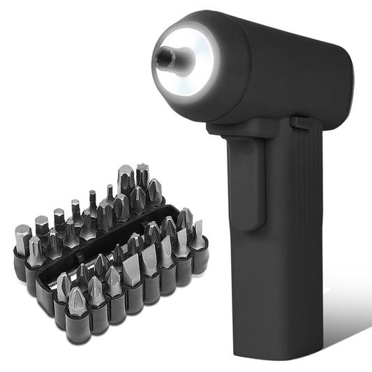 HERRAMIENTAS 200 RPM - 4NM MAX TORQUE - 32PCS BITS - LED LIGHT - BLACK