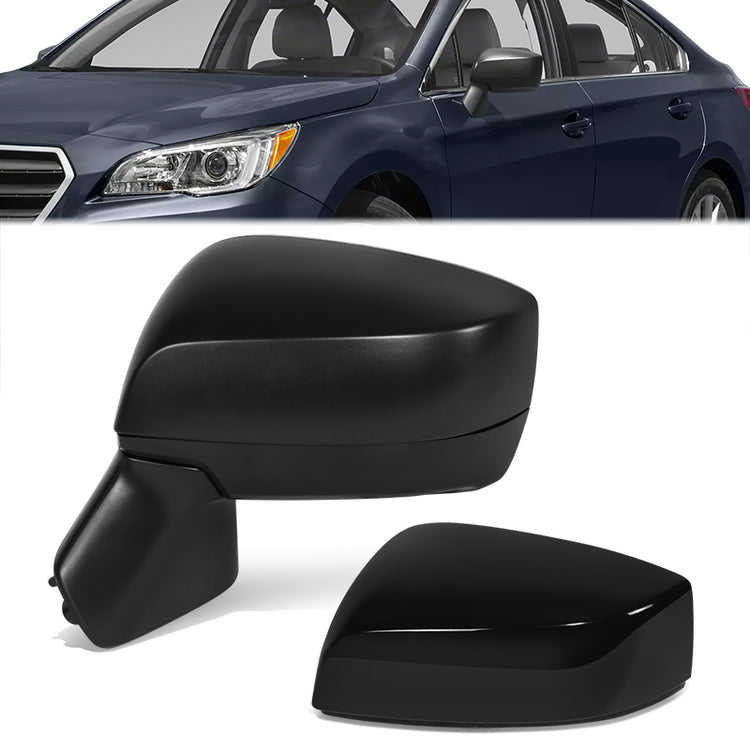 RETROVISOR MIRROR - OE STYLE - SUBARU LEGACY 15-17 - SUBARU OUTBACK 15-17 - WITH POWER WITH HEATED - DRIVER SIDE - PAINT TO MATCH - BLACK