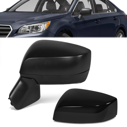 RETROVISOR MIRROR - OE STYLE - SUBARU LEGACY 15-17 - SUBARU OUTBACK 15-17 - WITH POWER WITH HEATED - DRIVER SIDE - PAINT TO MATCH - BLACK