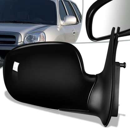 RETROVISOR MIRROR - OEM - 01-06 HYUNDAI SANTA FE - POWERED - PAINTABLE - BLACK - RIGHT