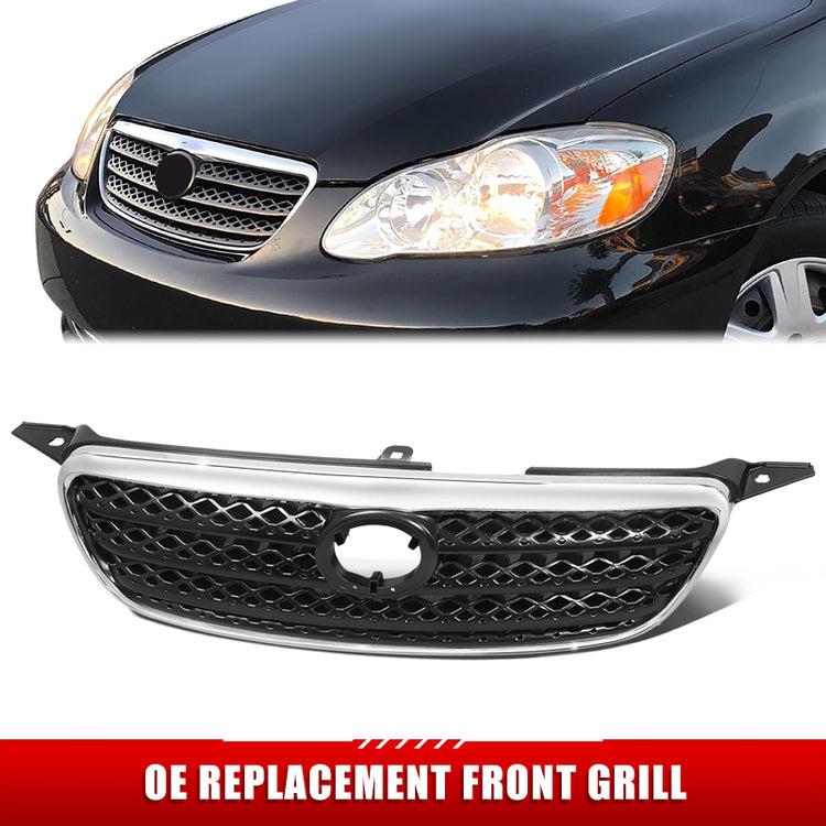 PARRILLA GRILLE - TY CORLA ALTIS '05-'08/ GRILLE ASS'Y/ CHROME/GRAY(W/O XRS)/ (CE/LE/S)(JAPAN BUILT)//PARTS.NO,TO1200278//OEM NO,5310002090