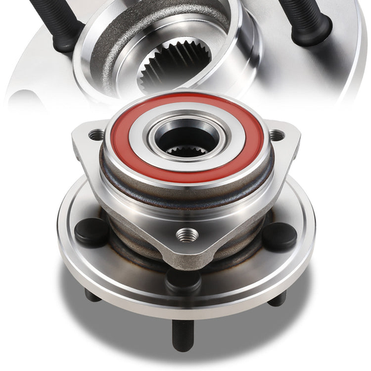 MASA DE RUEDA WHEEL HUBS & BEARINGS - JEEP CHEROKEE 1999-2001 / JEEP WRANGLER 1999-2006 / 2ND DESIGN - W/ 78MM FULL CAST ROTOR