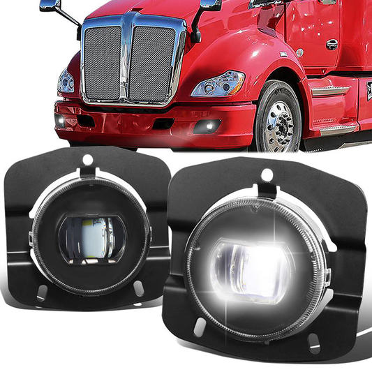 FAROS DE NIEBLA 11-22 KENWORTH T680 - PROJECTOR - FULL LED - BLACK