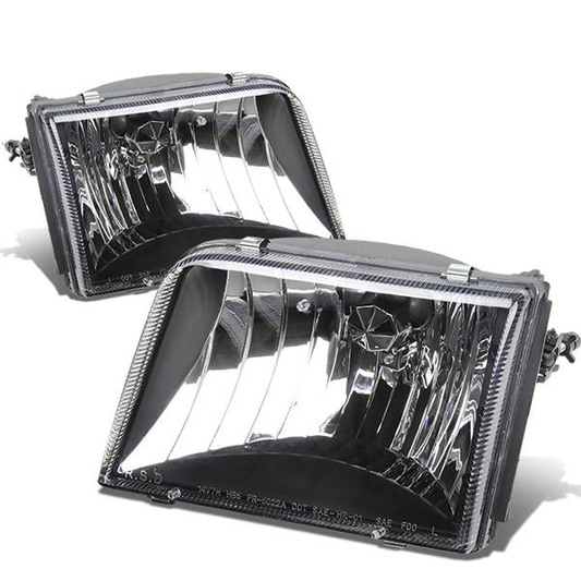 FAROS 93-97 FORD RANGER 2-DOOR - 9007 LOW BEAM / HIGH BEAM - BLACK HOUSING