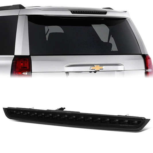 LUZ DE FRENO 07-14 CHEVY SUBURBAN 1500, 2500, TAHOE / GMC YUKON, XL 1500, 2500 - LED - BLACK / SMOKE