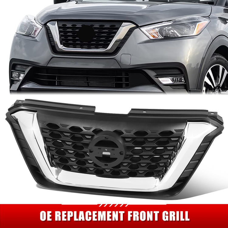 PARRILLA GRILLE - DS KIS 18-20/21-ON/ GRILLE ASS'Y 18-20/ MAT-BLACK/ W/CHROME MOULDING/ (S/SV)//PARTS.NO,NI1200301//OEM NO,623105RB0A