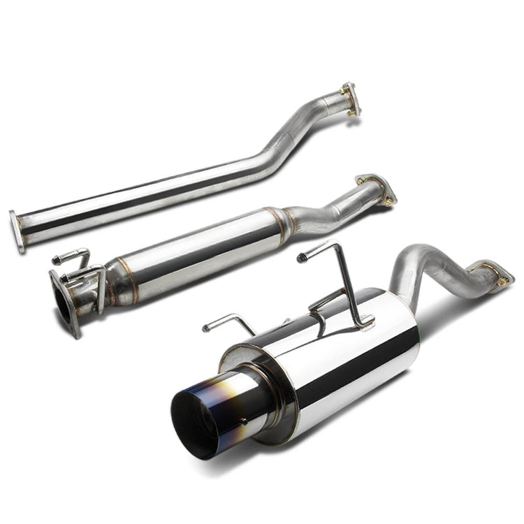 TUBERIA CATBACK CATBACK - 02-06 ACURA RSX NON-S SYSTEM - SINGLE BURNT TIP - STAINLESS STEEL