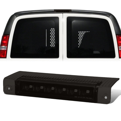 LUZ DE FRENO 13-17 CHEVY EXPRESS 1500, 2500, 3500 / GMC SAVANA 1500, 2500, 3500 - LED - BLACK / SMOKE