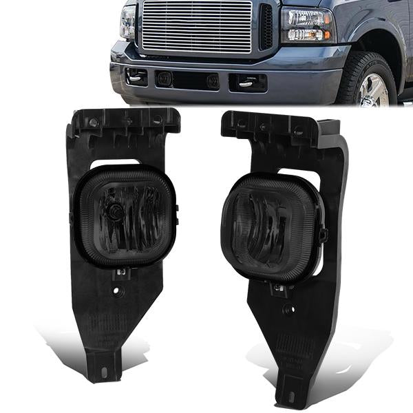 FAROS DE NIEBLA 05-07 FORD F-250, F-350, F-450, F-550 SUPER DUTY / 2005 EXCURSION - NO SWITCH - SMOKE