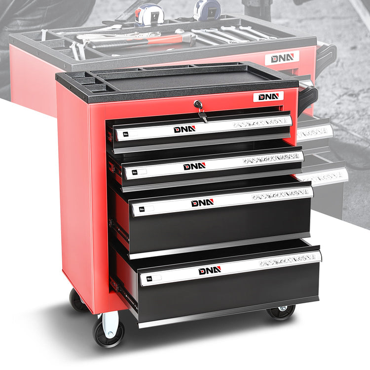 HERRAMIENTAS 4 DRAWERS - PLASTIC - TOP ROLLER CABINET