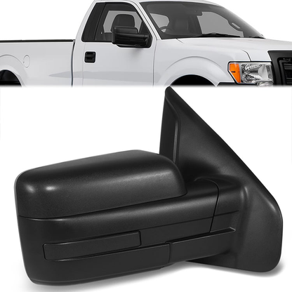 RETROVISOR MIRROR - OE STYLE - FORD F-150 11-14 - DRIVER SIDE - PAINT TO MATCH - BLACK
