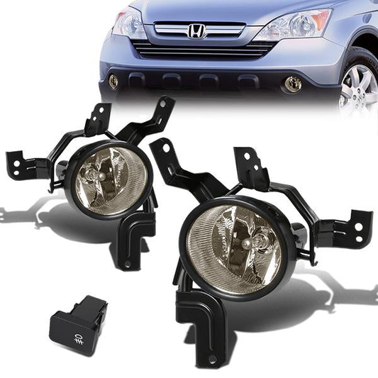 FAROS DE NIEBLA 07-09 HONDA CRV 4-DR - W/ SWITCH - H11 BULB - SMOKE