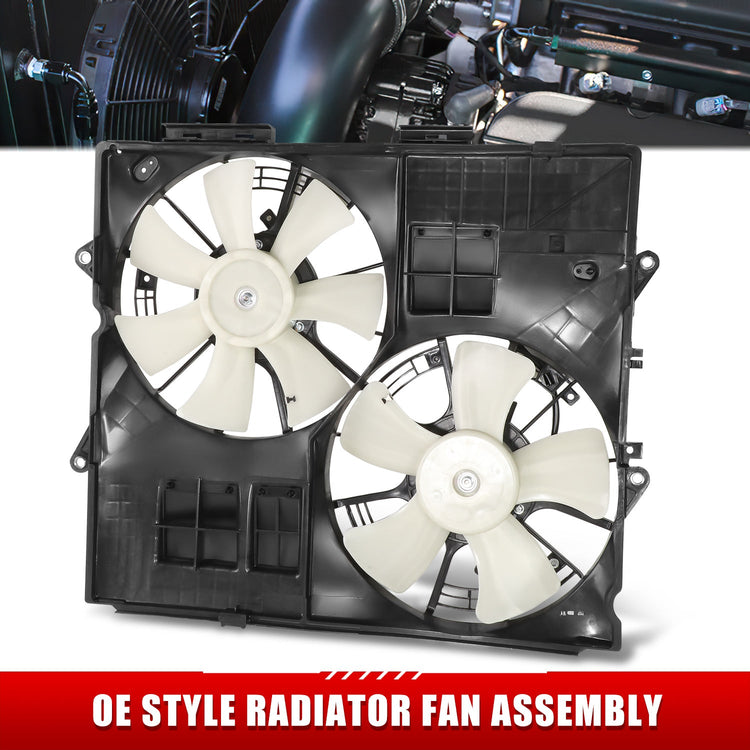 ABANICOS OE STYLE -CADILLAC SRX 2004-2008 / CADILLAC STS 2005-2008 - WITHOUT TOW PACKAGE