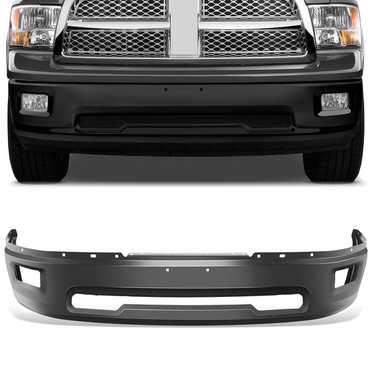 DEFENSA 09-10 DODGE RAM 1500 / 11-12 RAM 1500, FITS MODELS WITHOUT SPORT PKG; WITH FOG LAMPS; EXCLUDES MEGA CAB - BLACK