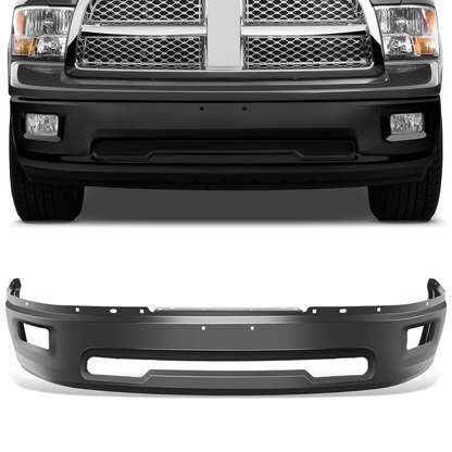 DEFENSA 09-10 DODGE RAM 1500 / 11-12 RAM 1500, FITS MODELS WITHOUT SPORT PKG; WITH FOG LAMPS; EXCLUDES MEGA CAB - BLACK