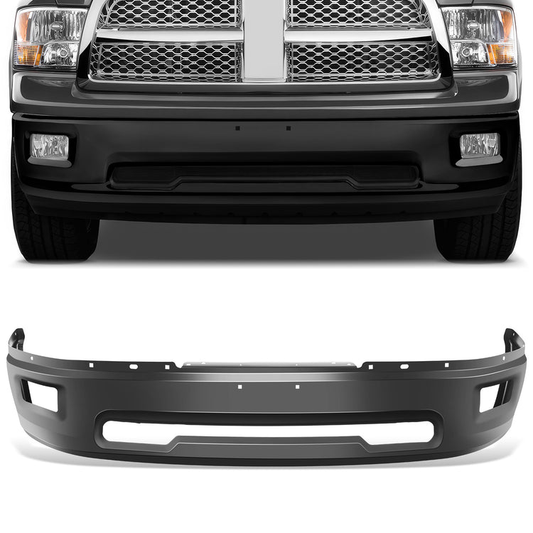 DEFENSA 09-10 DODGE RAM 1500 / 11-12 RAM 1500, FITS MODELS WITHOUT SPORT PKG; WITH FOG LAMPS; EXCLUDES MEGA CAB - BLACK